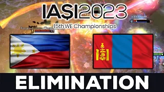 ELIMINATION !! PHILIPPINES vs MONGOLIA - EPIC, WRAITH KING vs JUGGERNAUT !!! IESF ASIA RIYADH DOTA 2
