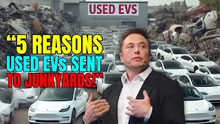 Broken EVs’ Journey to Junkyards: The Unbearable Cost of Repairs! Electric Vehicles As Commodities!