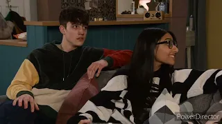 Corrie - Amy Make Excuses As She Is Uncomfortable To Be Near Aaron In The Flat (6/3/23)