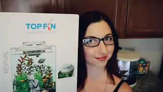 Betta Fish Tank Unboxing And Review 🐟 Top Fin Revival 5 Gallon Aquarium