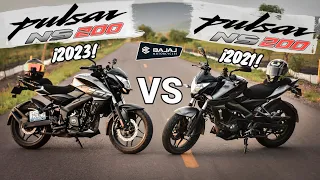 ¡No me lo ESPERABA! 😱 PULSAR NS 200 2023 vs 2021🔥 | Aguacate Motovlogs