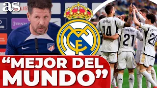 La DEMOLEDORA FRASE de SIMEONE sobre el REAL MADRID