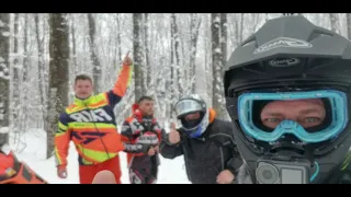 2021 Munising Michigan Snowmobile trip