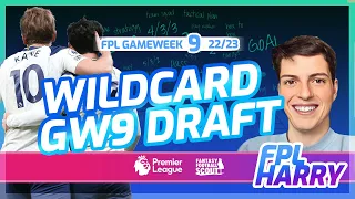 FPL GW9 WILDCARD DRAFTS | 4 Drafts! Wildcard Active! @FPLHarry  | Fantasy Premier League Tips 22/23