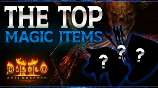 The TOP MAGIC ITEMS in Diablo 2 Resurrected - Complete Guide