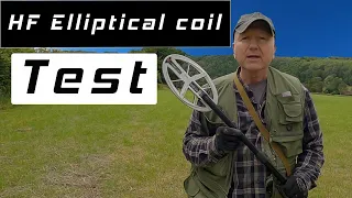 Testing the HF Elliptical coil from XP metal detectors