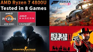 AMD Ryzen 7 4800U APU | Vega 8 | Tested 8 Games in 2023 Part 1