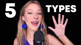 ASMR 5 Types of Mouth Sounds