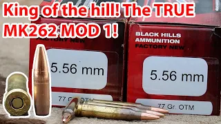 5.56x45mm, 77gr OTM, MK262 Mod 1-C, Black Hills Ammunition