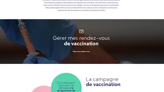 Vaccination : prise de rendez-vous en ligne dans un centre