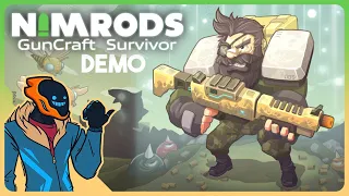 Gun-Crafting Bullet Heaven With An Explorable World! - Nimrods: Guncraft Survivor [Demo]