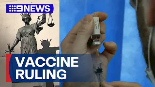 Covid vaccine mandates for emergency workers found to be unlawful | 9 News Australia