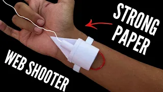 Paper Web Shooter But Strong ||Paper web shooter easy no spring ||