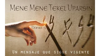 Danniel 5.  MENE MENE TEKEL UPARSIN