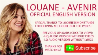 Louane - Avenir - Official English Version LyricVideo / Paroles [HQ]