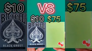 $10 VS $75 playing cards! #shorts