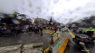 MANIF CONTRE LE CT MOTO A PARIS