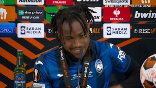 Lookman: "Sono grato a Gasperini e all'Atalanta. Partita fantastica"