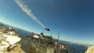 Best Wingsuit Flyby Zugspitze, Germany