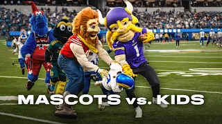 FULL GAME REPLAY: Mascots vs. Kids Tackle Football Game During Rams Halftime Show