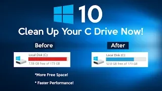 How to Clean C Drive In Windows 10  (Make Your PC Faster)