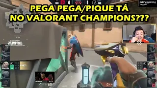 PEGA PEGA NO VALORANT CHAMPIONS??? KKKKK #valorantbr #clipvalorant #valorant