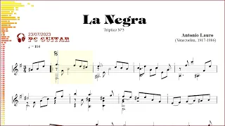 Lauro, La Negra, guitar demo