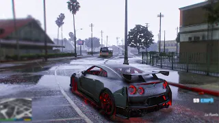 PLAYING GTA V 😍 FOR THE FIRST TIME ( NISSAN GTR EXTREAM GRAPHIC )