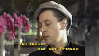 Rio Reiser vor der Presse (DDR 1988)