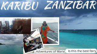 FIRST TIME IN ZANZIBAR, FERRY EXPERIENCE FROM DAR ES SALAM TO ZANZIBAR- IS THIS THE BEST FERRY?#fyp