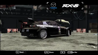 NFSMW 2005: Customization: Mazda RX-8 'Senjougahara Hitagi' Theme