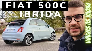 2021 Fiat 500C Hybrid Launch Edition, 1.0 Mild Hybrid 70CV il Test Drive