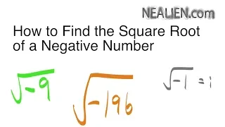 How to Find the Square Root of a Negative Number