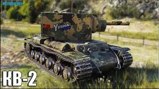 КВ-2 лучший бой по урону патч 1.9.0 World of Tanks ✅