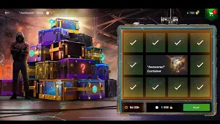 Wot Blitz crate opening Awesome Draw