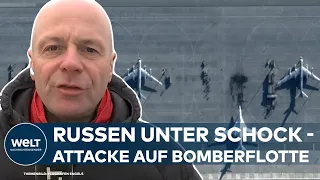 PUTINS KRIEG: Ukrainische Drohnen-Attacke - Heftige Kritik an russischer Luftabwehr | WELT Analyse