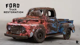 1948 Antique Ford Truck Model Restoration - Amazing Transformation