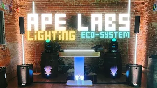 The Ape Labs lighting eco-system - ((((Sooo easy)))) #mobiledj #dj #ukdj #apelabs