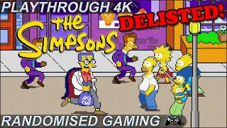 The Simpsons Arcade Xbox 360 Intro & Playthrough as Homer, Konami classic now delisted [4K]