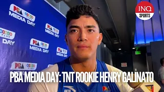 PBA Media Day: TNT rookie Henry Galinato