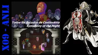 Todos los Escudos de Castlevania Symphony of the Night