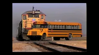 Train vs school bus real life vs Roblox!