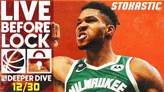 NBA DFS Deeper Dive & Live Before Lock (Friday 12/30/22) | DraftKings & FanDuel NBA Lineups