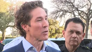 Joel Osteen speaks after shooting at his Lakewood megachurch.