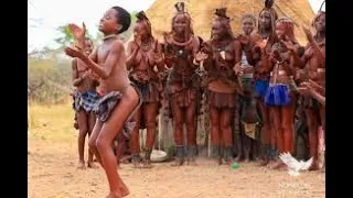 The Himba Tribe : Girls Dancing Ondjongo Dance Of Happiness