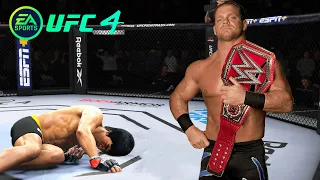 UFC4 Bruce Lee vs Chris Benoit WWE EA Sports UFC 4 PS5