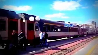 SNCFT GT 553 Entering Sousse Station to Sfax from Tunis