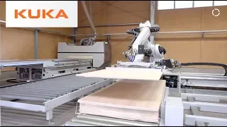 KUKA Robot Acts as a Multifunctional Assistant in the Wood Industry