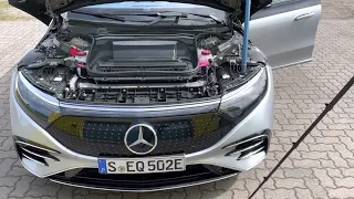 What’s under the Hood of a Mercedes EQS