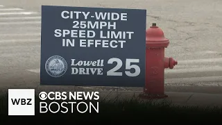 Lowell puts new 25 mph speed limit into effect